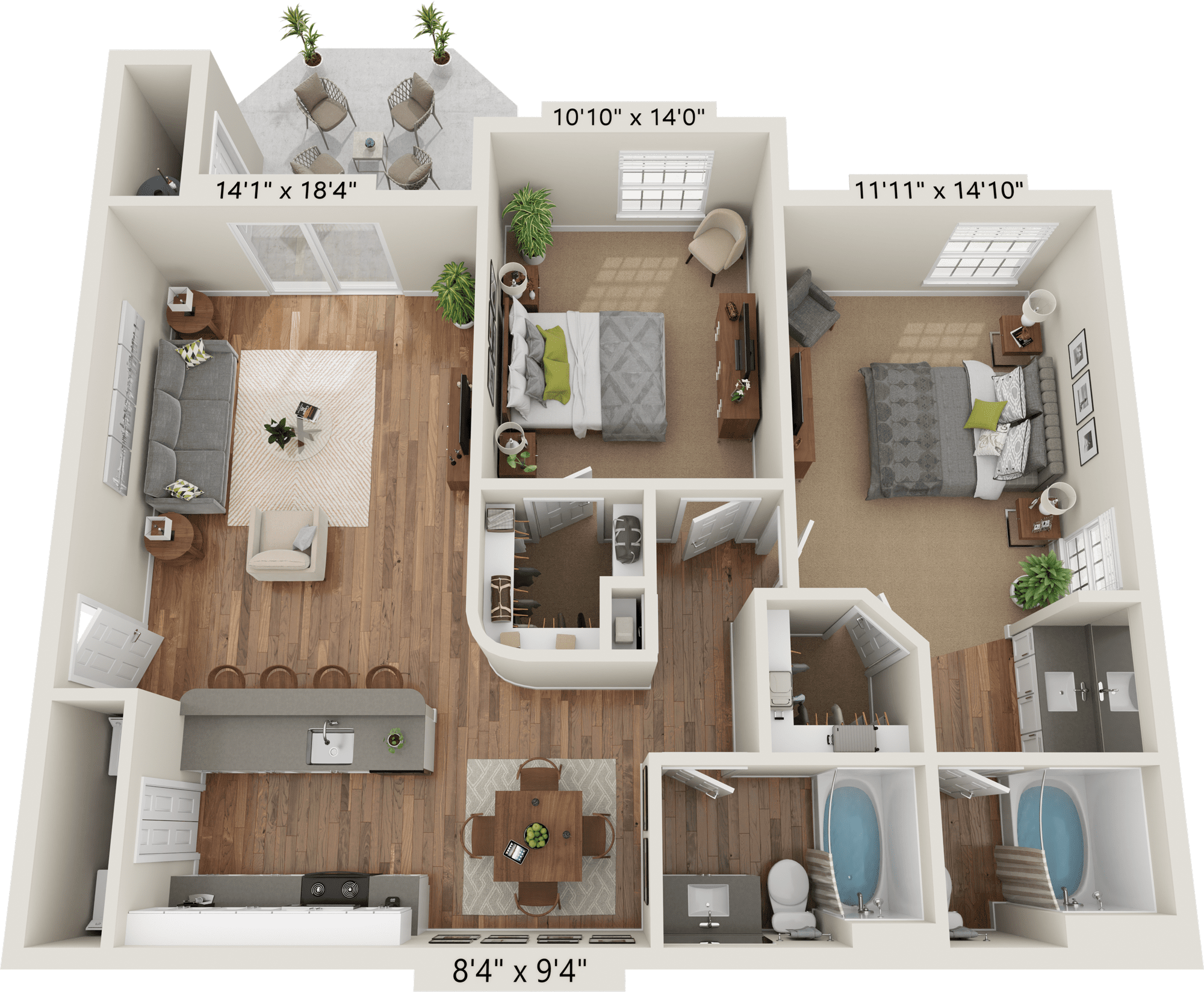 Apartments For Rent TGM Ocotillo Bay - Catalina